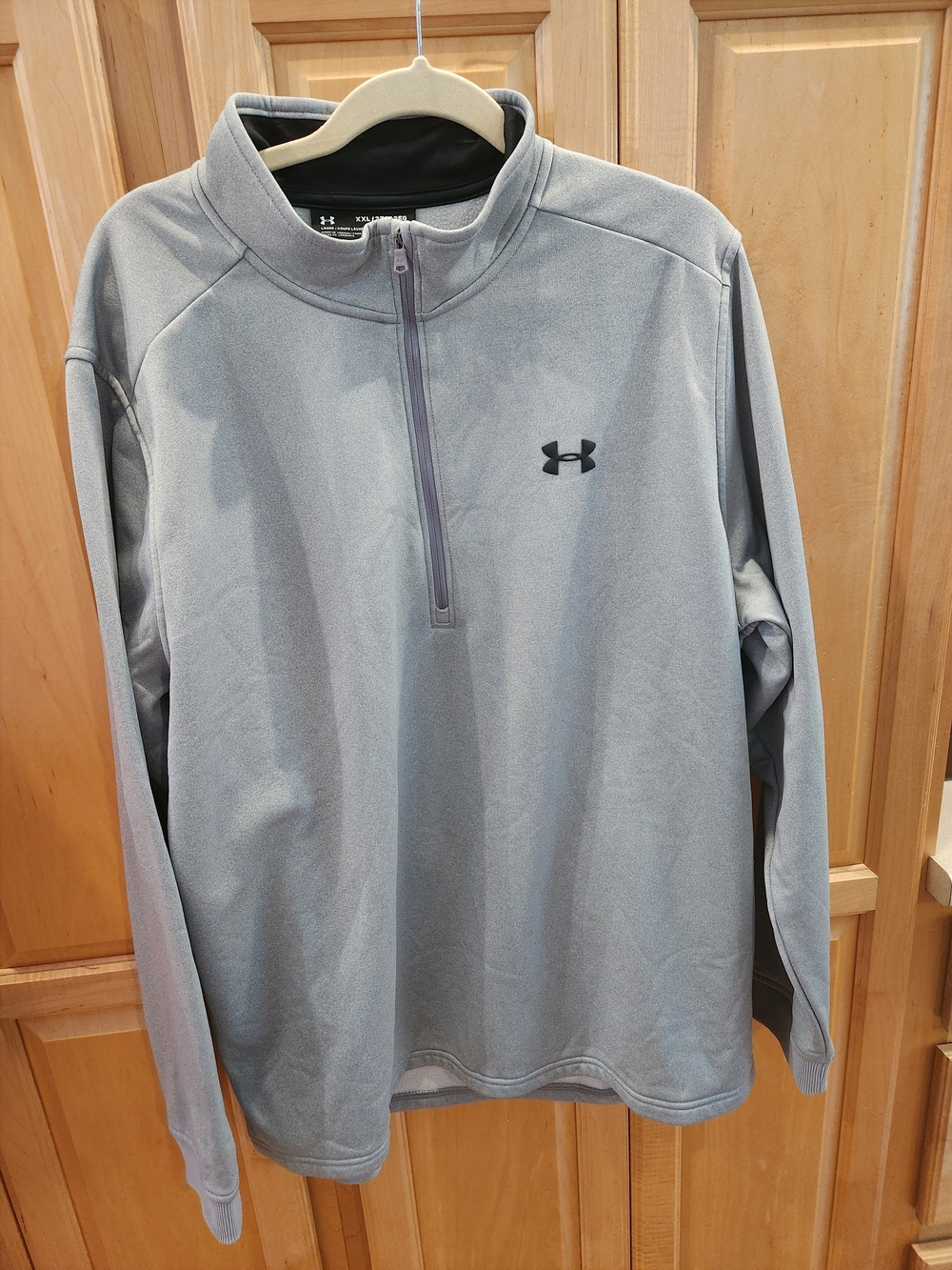 Under Armour Men's Light Gray Half-Zip Performance Pullover